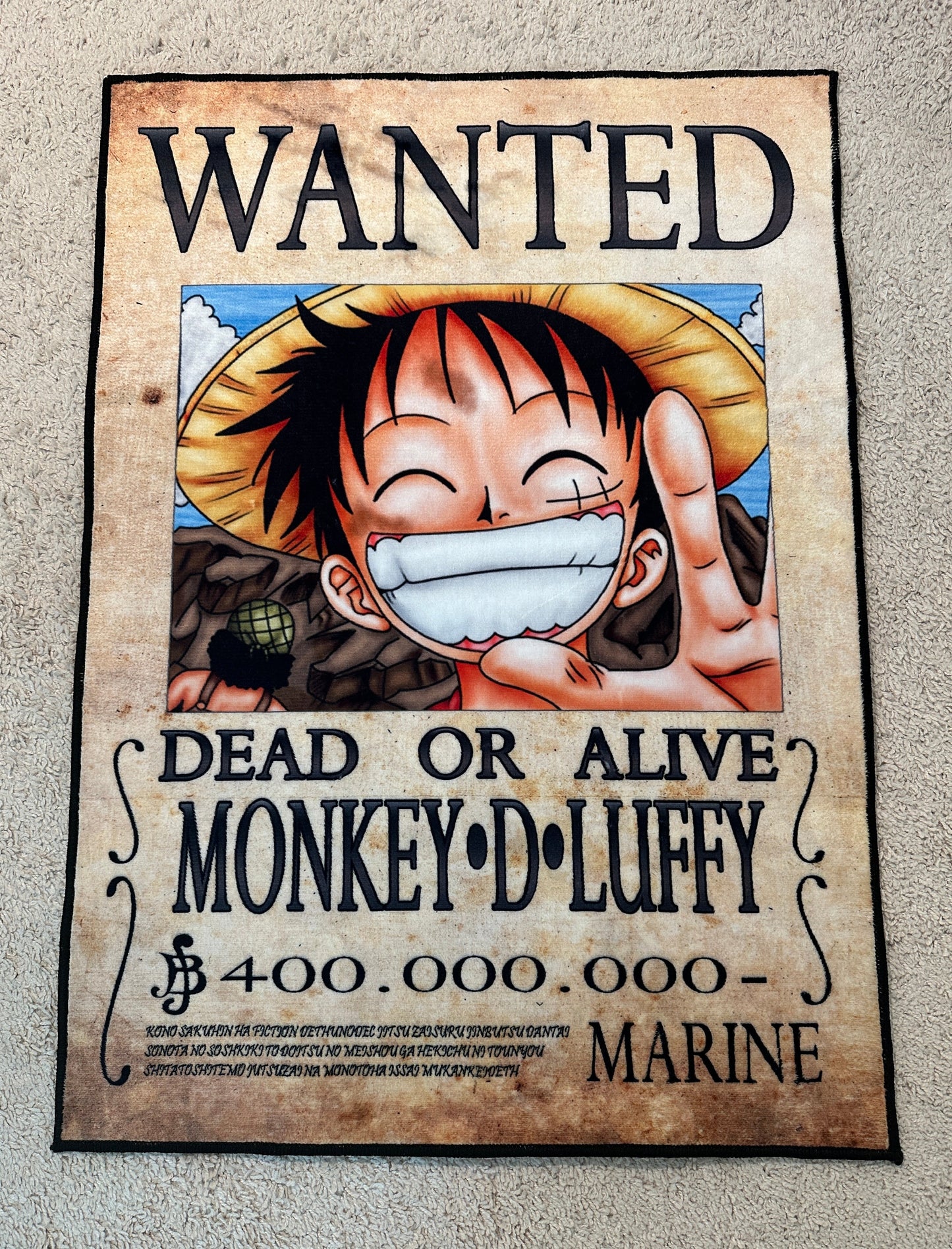 One Piece (Luffy's wanted poster)