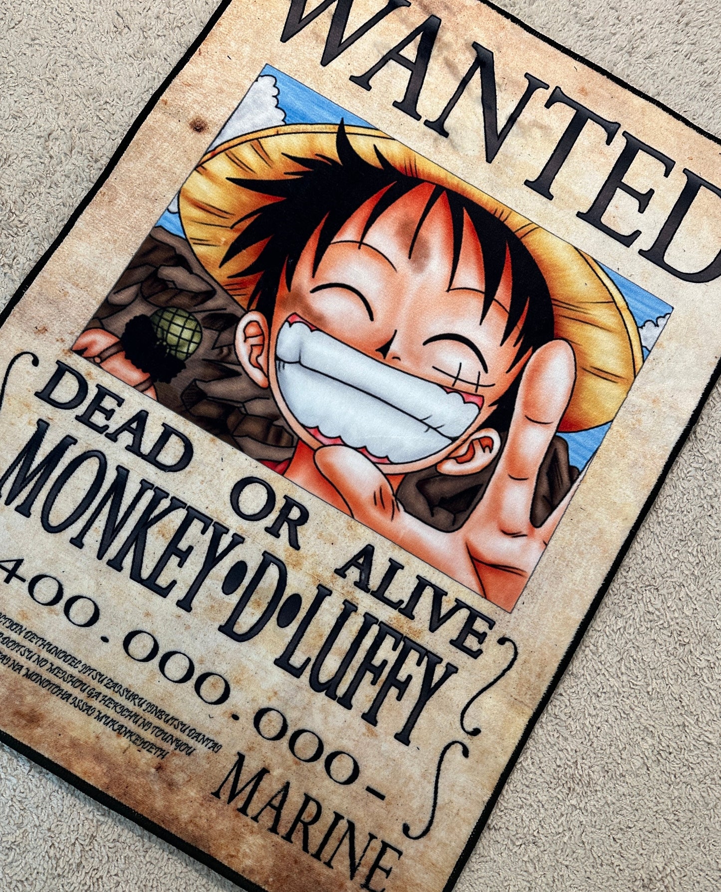 One Piece (Luffy's wanted poster)